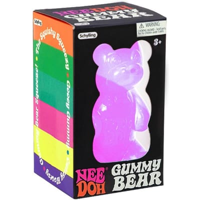 Schylling Needoh Beer Squishy Fidget Speelgoed Stress Angstverlichting Verbetert Focus Bureauornament Verjaardagscadeau