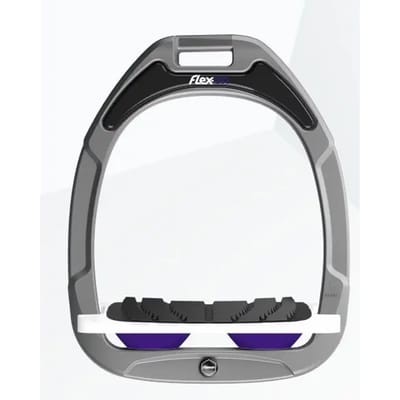Ingelaste Grip Aluminium/Wit/Paarse Flex-On Green Composite