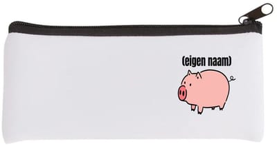 Akyol - varken met eigen naam Etui - Varken - boeren/varken liefhebbers - iemand die houdt van varkens - verjaardag - cadeau - kado - geschenk - 20 bij 9 cm