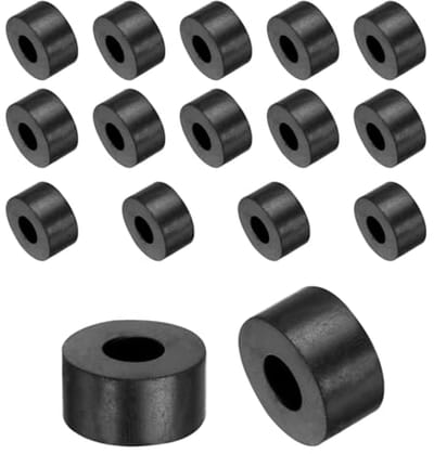16 Stuks Rubber Afstandhouders - 20 mm Buitendiameter, 8 mm Binnendiameter, 10 mm Hoog - Antivibratie Ringen voor Stabiliteit