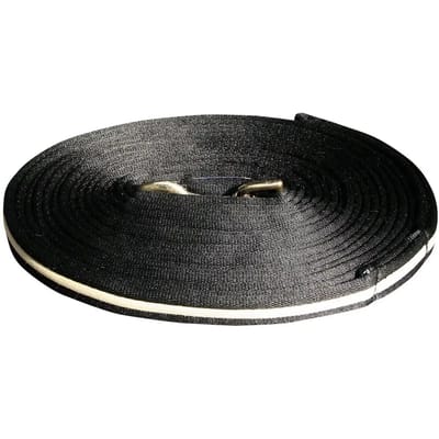 Harrys Horse - Soft Longeerlijn - 8 Meter - Zwart Goud