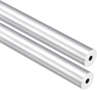 2 Stuks Aluminium Ronde Buizen 19mm OD x 5.2mm ID, 300mm Lengte voor Machinebouw en DIY Projecten