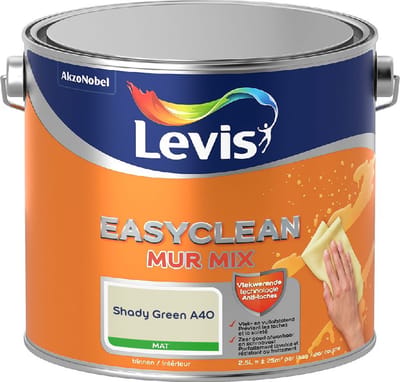 Levis - Easyclean Mur Mat Mix - Shady Green A40 - Mengverf - 2,5 L