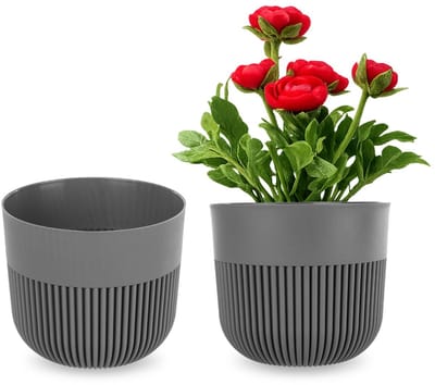 KADAX Alia 15 Bloempot Donkergrijs