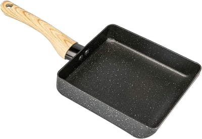 Pannenkoekenpan - Eierkoekenpan Omeletpan - Ontbijt Bakken - Niet-klevende Coating - 18 cm - Zwart