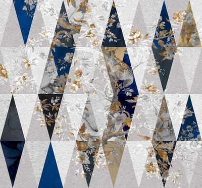 Komar Heritage | art deco bloemen | fotobehang op vlies 300x280cm