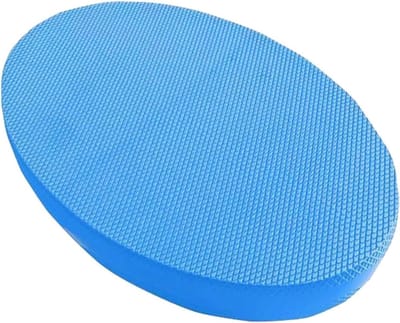 Zacht en Comfortabel Ovalen Balance Kussen van Thermoplastisch Elastomeer voor Volledige Lichaamstraining, Ideaal voor Fitness, Workout en Thuisgebruik (Blauw)