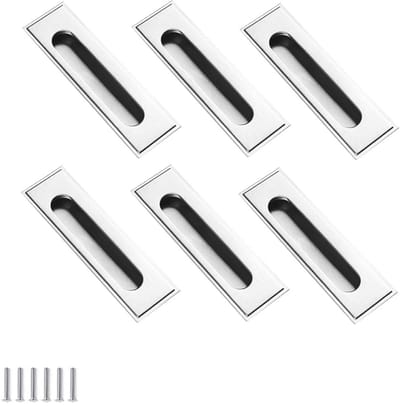 Dailygoods- Handvat Zilver 128mm - Verborgen Handvat - Inbouw