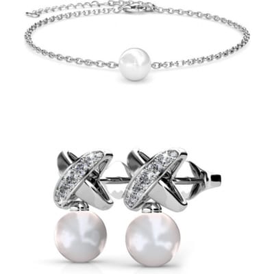 Chris Pearl Kristallen set en doos - Kristal