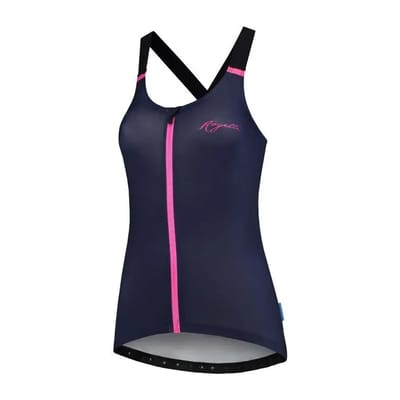 Rogelli Twist Fietstop - Dames - Blauw, Roze - Maat XS