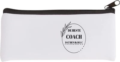 Akyol - de beste coach dat ben ik dus Etui - Coach - beste coach - liefste coach - afscheids cadeau - verjaardag - cadeau - kado - bedankje - 20 bij 9 cm