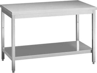Multinox werktafel 2000 mm met onderplank