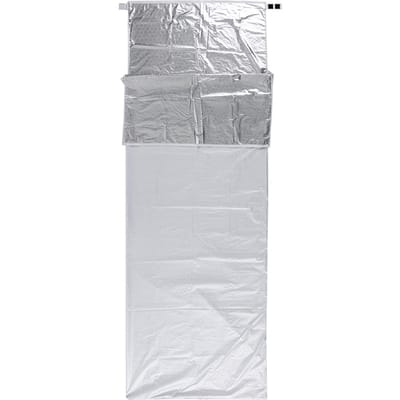 TOMSHOO – sac de couchage chauffant Portable, verrouillage réfléchissant de la température, voyage de Camping en plein air argenté