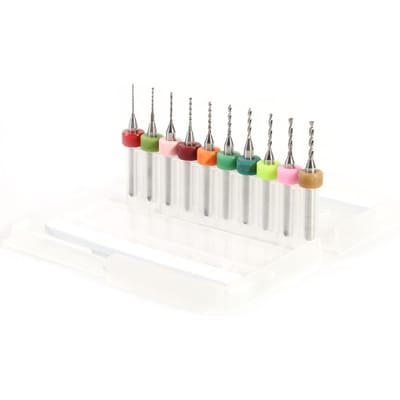 10 stuks 0.61.5mm Gecementeerd Carbide Mini Micro Boortjes voor CNC PCB Printplaat