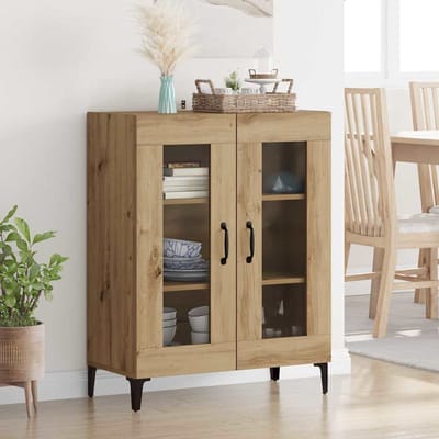 vidaXL - Dressoir - Artisan - Eiken - 69,5 - x - 34 - x - 90 - cm