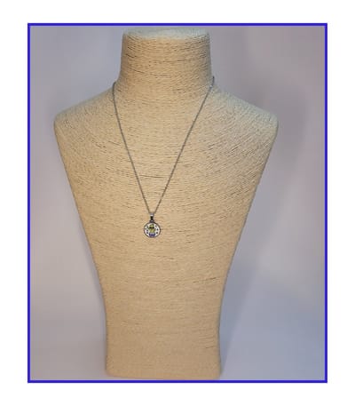 HÕBE – Cactus Zilver ketting – Gerecycled Edestaal– Collier – Handgemaakte Sieraad – Accessories – Dames Ketting – Karabijnhaaksluiting – 45 cm Lengte