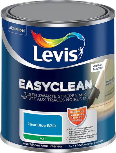 Levis - Easyclean Tegen Zwarte Strepen Mix - Clear Blue B70 - Mengverf - 1 L