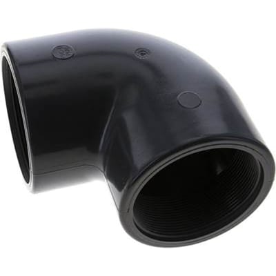 90° L-Koppeling Rp3'' Binnendraad PVC-U 16bar En 1452-3 - F2EZY
