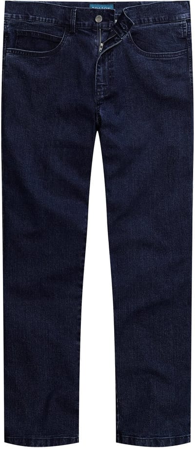 Boston Park - Heren - Jeans traveller-band 5-pocket regular fit - Donkerblauw denim - Maat 52