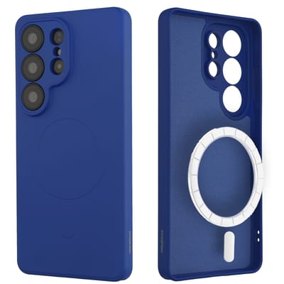 imoshion Hoesje - Geschikt voor Samsung Galaxy S26 Ultra - Color Backcover met Magnetische Ring - Royal Blue