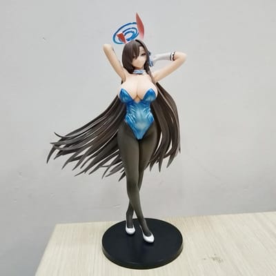 29cm Blue Archive Ichinose Asuna Bunny girl 1/6 Native figurine Statue Jouet Collection Adulte Modèle Anime Poupée Cadeau
