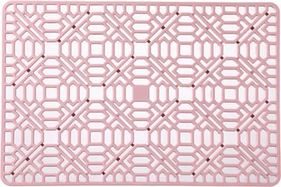 40x27cm Siliconen Afvoermat - Hittebestendige Keukenbladmat - Afwasdroogmat - Keuken Spoelbak Spatbescherming - Bescherm Uw Spoelbak en Vaatwerk tegen Krassen - Geschikt voor Thuis, Keuken, Hotel, Hostel Restaurant Gebruik