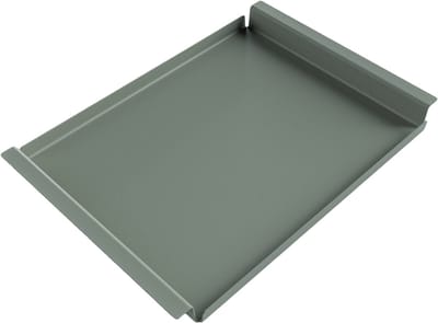 Steellish Dienblad Rechthoek - Tray - Aluminium - Mos Groen - 62x44x5 cm