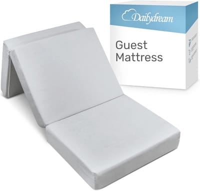 Opvouwbaar logeermatras 75x195cm met traagschuim voor ultiem comfort