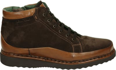 Galizio Torresi - 3620448 - Vrije tijd half-hoogHeren veterschoenHeren sneakers - Kleur: Bruin - Maat: 43