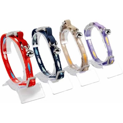 Halsband voor katten met vissenfamilie Duvoplus