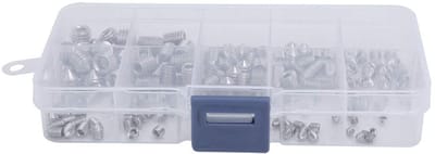 Set van 200 RVS Hexbus Grub Schroeven M3 M4 M5 M6 M8 - Roestvrij, Glad, en Veelzijdig voor Diverse Toepassingen