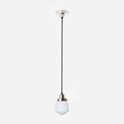 Hanglamp aan snoer Rocket 20's Nikkel - Art Deco Trade