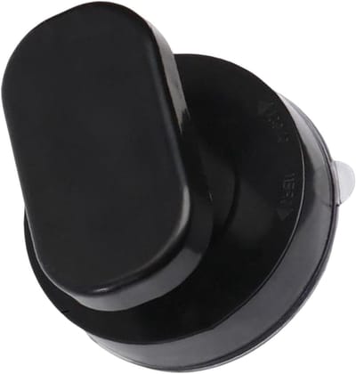 Zuighandgreep - Veiligheidshandgreep - Badkamer Hulp - Eenvoudige Installatie - 6.5 x 6.6 cm - Zwart
