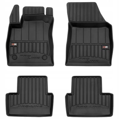 Frogum No.77 - Automatmatten - Geschikt voor Renault Megane IV vanaf 2015 (Niet voor Coupe) - 3D Pasvorm - Hoge Rand 6cm - TPE Rubber