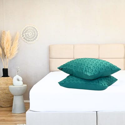HappyBed Kussenslopen Emerald Green 60x70 cm - Kussensloop set 2 stuks - 100% - Ultieme slaapcomfort