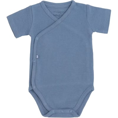 Baby's Only Rompertje Pure - Vintage Blue - 50 - 100% ecologisch katoen - GOTS