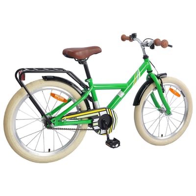 vidaXL - Kinderfiets - 18 - Inch - voor - 5-7 - jaar - oud - Groen