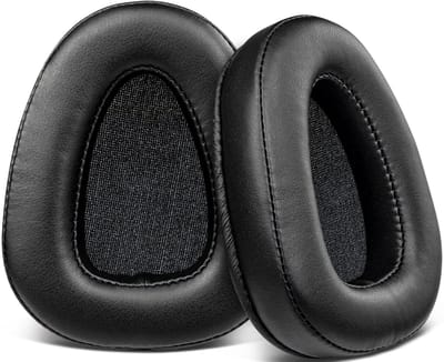 Dailygoods - SOULWIT Oorkussens ter vervanging van Skullcandy Aviator, Aviator2 (Aviator 2.0) hoofdtelefoon, oorkussens met zachter leer, geluidsisolatie hoge-dichtheid schuim - Zwart