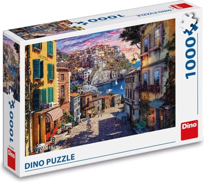 Dino puzzel van een Italiaanse kust 1000 stukjes