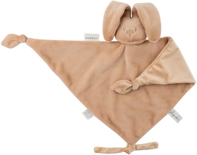Nattou Lapidou Baby Knuffeldoekje - 65 x 40 cm - Doudou Konijn - Baby Cadeau - Warm Beige