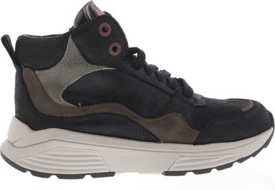 Dames Veterschoenen Xsensible Tower Black Combi Zwart - Maat 38