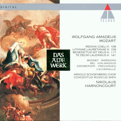 CD WOLFGANG AMADEUS MOZART, BARBARA BO - Mozart: Litanie K. 109 ; Regina Coe 4509961472 TELDEC 1994 Duitsland Klassiek Gebruikt
