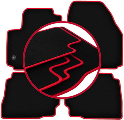 CARLUX-RED automatten voor: Ford Mondeo MK4 liftback, sedan, stationwagen (2012-2014)