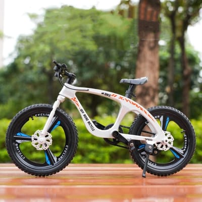 1:Modèle de Mini Vélo Échelle 8 Course Métal Simulation VTT Jouet Ornement Modèle de Vélo de Route BMX Miniature Pour Enfants