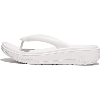 FitFlop Relieff Recovery Toe-Post Sandals Dames Slippers - Urban Wit