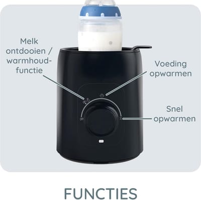 Lexium Flessenwarmer Onderweg - Draagbare Flessenwarmer - Oplaadbaar - Flesverwarmer - Babyvoeding