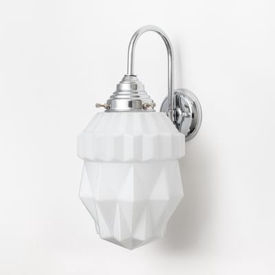 Wandlamp Theatre Meander Chroom - Art Deco Trade