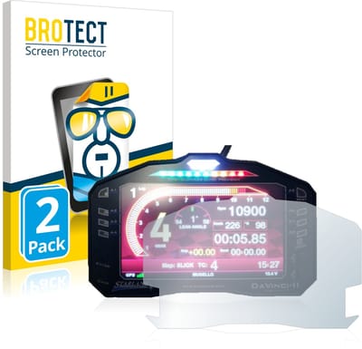 BROTECT - Screenprotector voor Starlane DaVinci-II S - Folie Beschermfolie transparant 2 Stuks