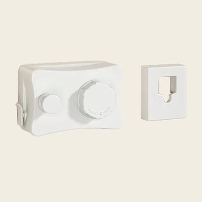 WiseGoods Premium Uittrekbare Waslijn Binnen & Buiten - Droogrek - 5M RVS Draad - Muurbevestiging - Voor Balkon & Tuin - Wit