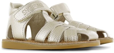 Shoesme Metallic Gouden Sandaal - Sandalen Kind - Meisjes - Gold - Microfiber leer - Maat 22